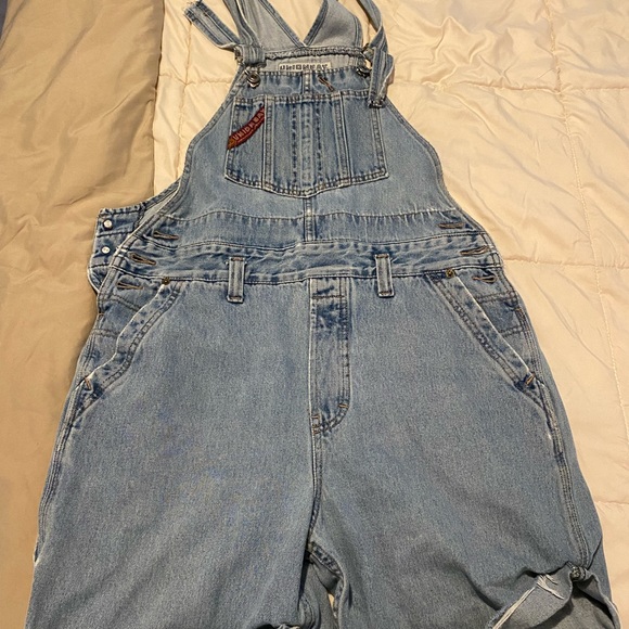 Pants - Union bay cut off shorts overalls